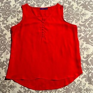 Apt. 9 Dress Tank with Button-Down Front